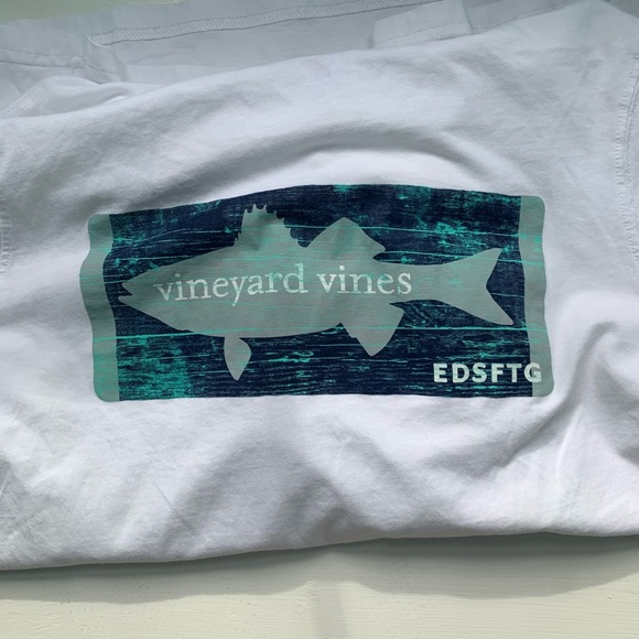 VINEYARD VINES HOODED LONG SLEEVE TEE || MEDIUM - Picture 4 of 8